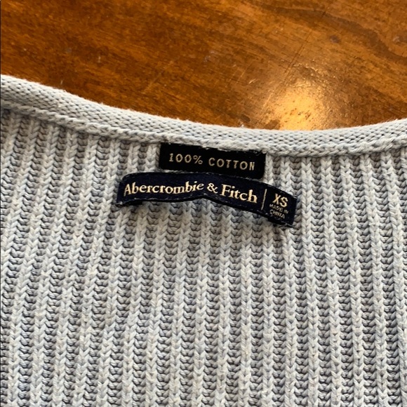 Abercrombie & Fitch Baby Blue Slouchy Sweater XS - Picture 3 of 3